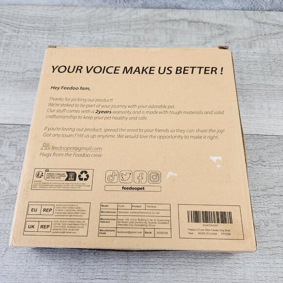 Feedoo Dog Slow Feeder Bowl 2 Cup - Picture 7 of 10